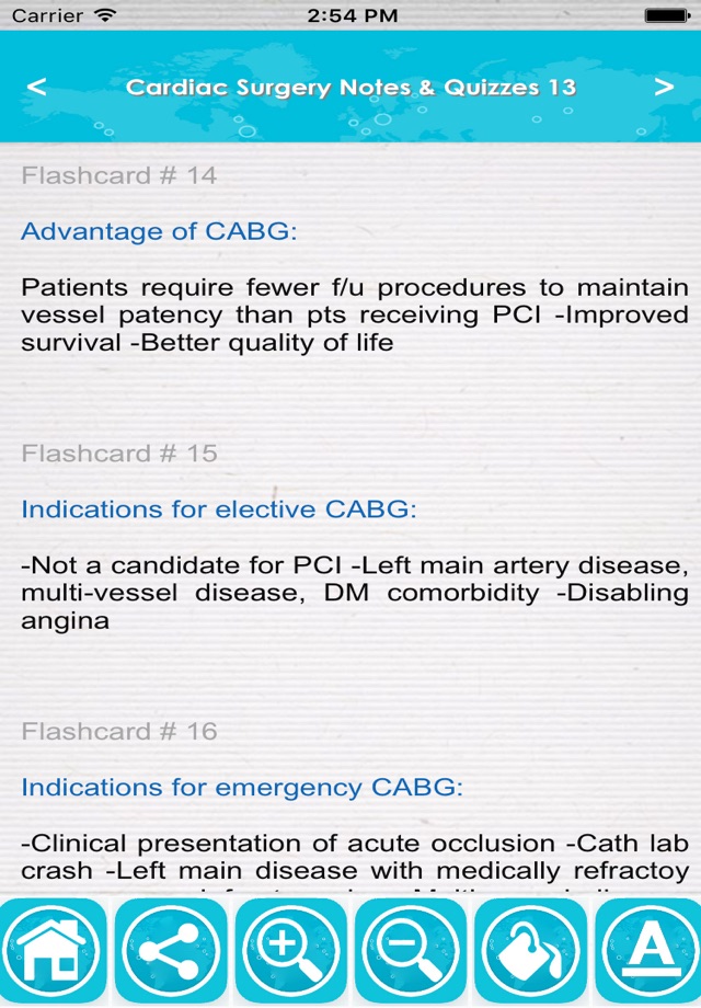 Cardiac Surgery Exam Review screenshot 2