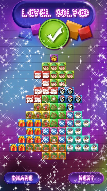 Frozen Christmas Block Puzzle - Cool Matching Game screenshot-3