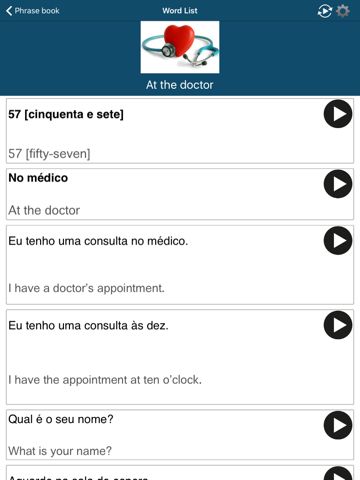 Learn Portuguese (Brazil) - 50 languages screenshot 3