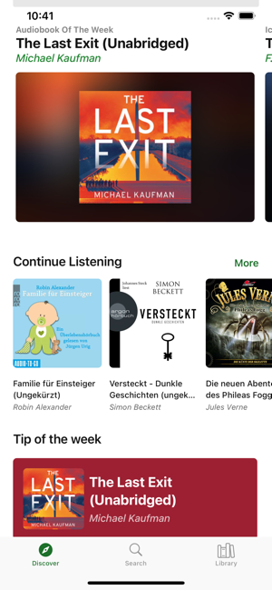 ‎lismio: Discover Audiobooks Screenshot