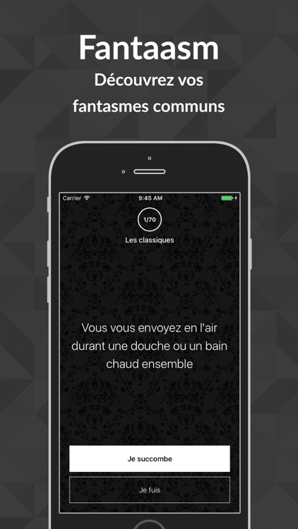 Fantaasm - Découvrez vos fantasmes communs