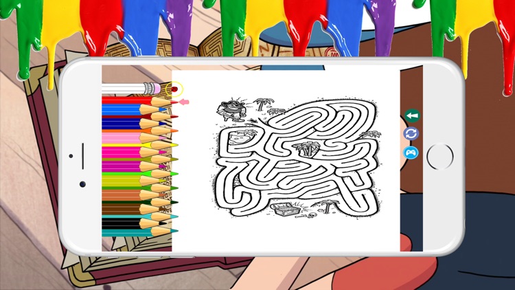 Maze Coloring BookPages Free For Kids Toddler screenshot-4