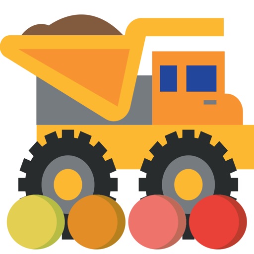 Trucks Planes and Cars Coloring Book Icon