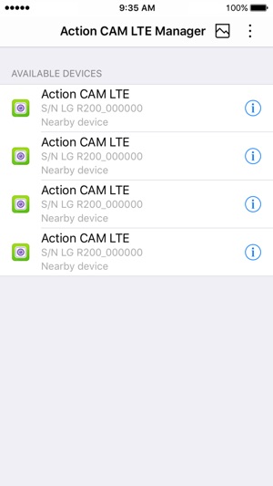 LG ACTION CAM LTE