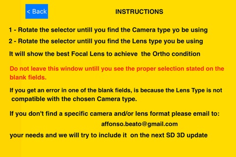 Camera Sensor/Lens Calculator screenshot 4