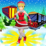Christmas Run - Snow Princess Train Surfers
