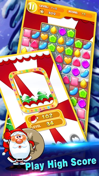Candy Bubble Christmas for Free Games 2017 screenshot 3