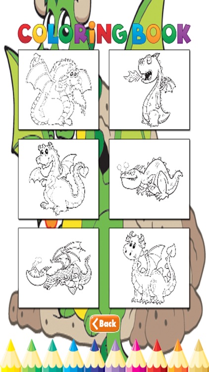 Dragon Coloring Book - Activities for Kid screenshot-4