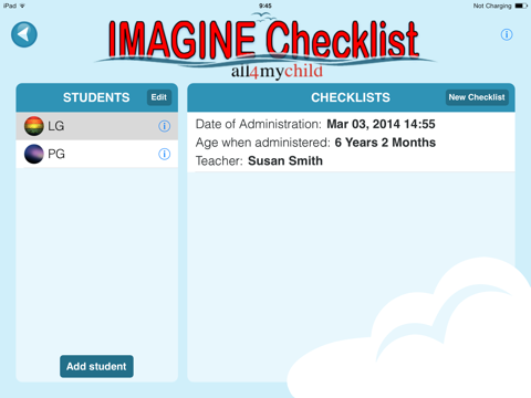 IMAGINE Checklist screenshot 2