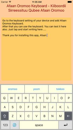 Afaan Oromoo keyboard(圖2)-速報App