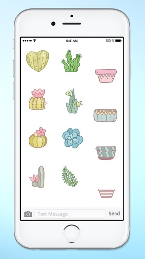 Desert Garden Cactus & Succulents Sticker Pack(圖5)-速報App