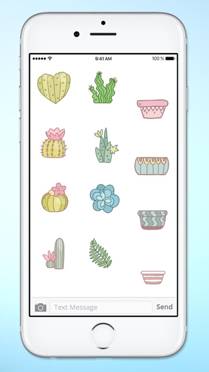 Desert Garden Cactus & Succulents Sticker Pack screenshot-4