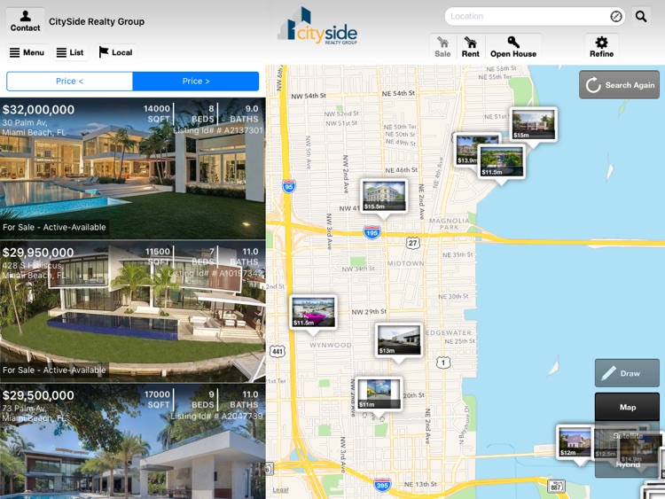 Cityside Realty Group for iPad