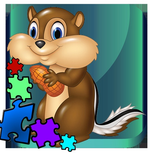 Animal Chipmunk Jigsaw Puzzle Games Icon