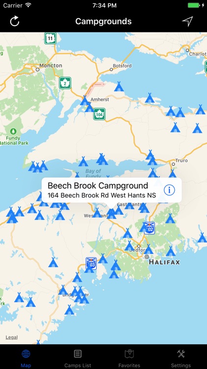 Nova Scotia – Campgrounds & RV Parks