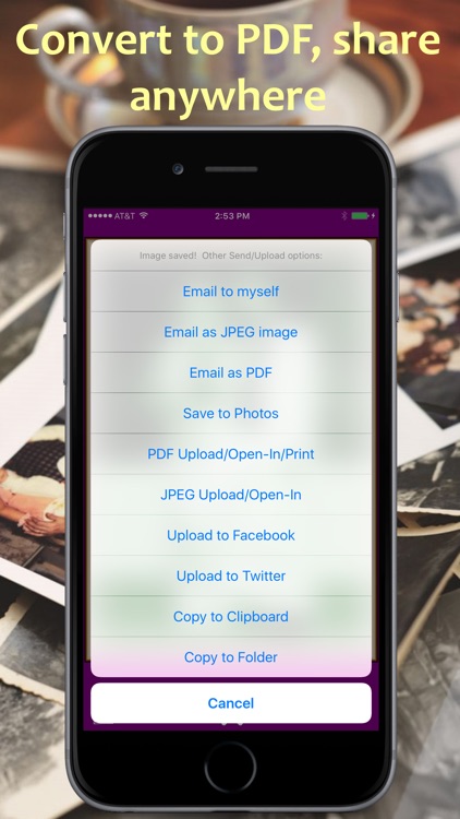 PhotoScan PDF Pro: scan, save photos and documents screenshot-4