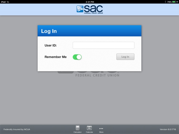 SAC Mobile Banking for iPad