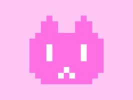 Glitch out your conversation with cute animated pixel cats