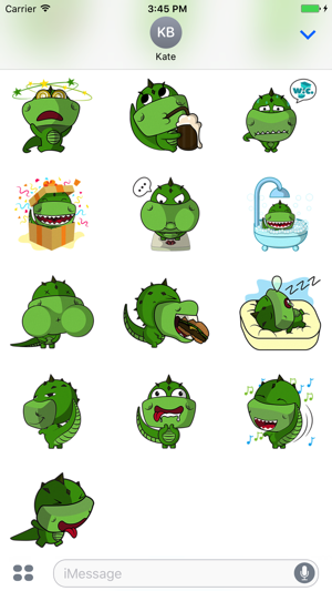 Arlo the little Dinosaur stickers for iMessage(圖3)-速報App