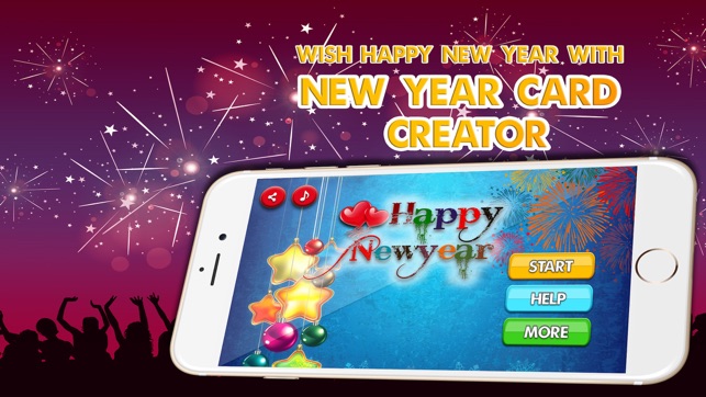 Happy New Year Card Maker: Wish New Year Greetings(圖1)-速報App