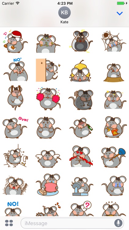 Obese Mice - Animated Stickers And Emoticons