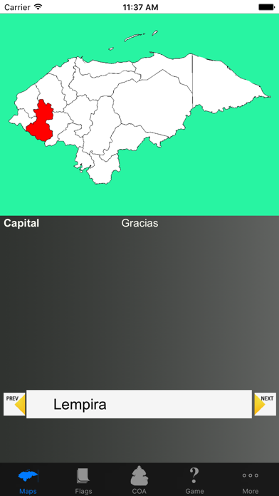 How to cancel & delete Honduras Department Maps and Capitals from iphone & ipad 1