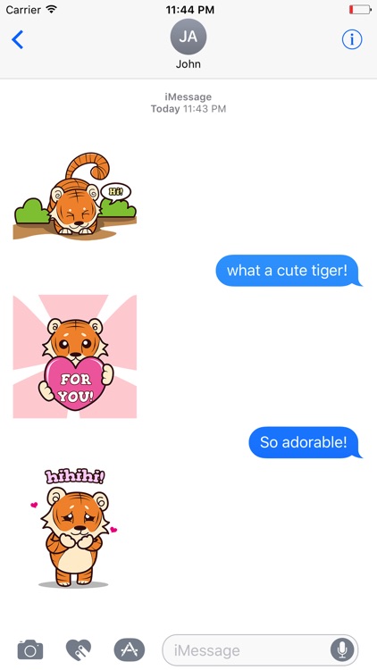 Little TIGEr Animated Stickers screenshot-4