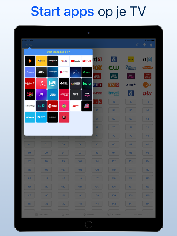 myTifi remote voor Samsung TV iPad app afbeelding 3