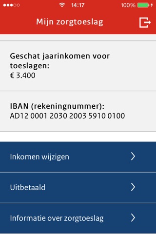 Jouw zorgtoeslag screenshot 3
