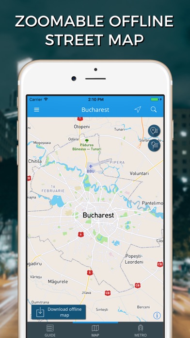 Bucharest Travel Guide with Maps screenshot 4