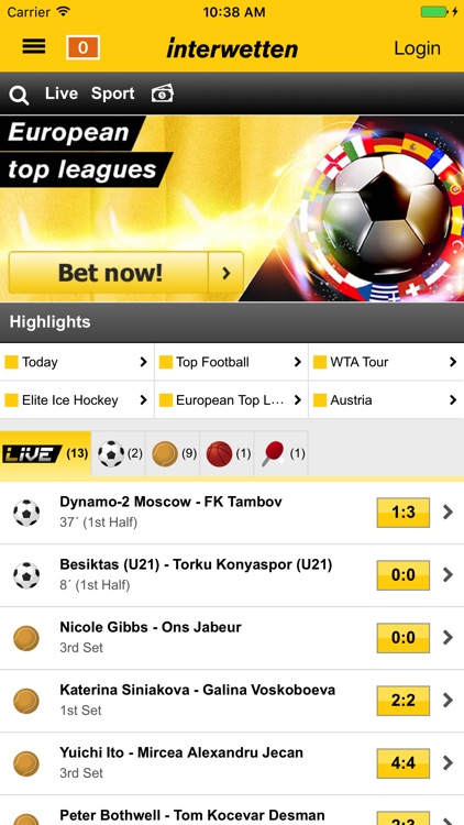 Interwetten – Sports screenshot-0