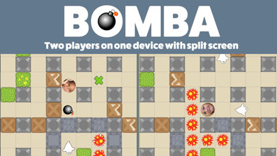 How to cancel & delete Bomba Free - 2 player split-screen classic bomber from iphone & ipad 1