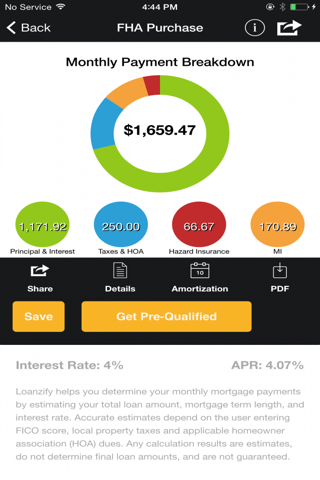 CLA Mortgage Calculator App screenshot 3