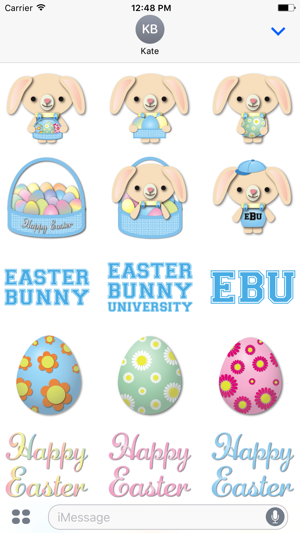 Easter Bunny Stickies