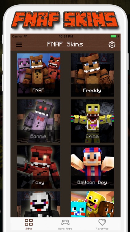 FNAF Skins for Minecraft PE - Pocket Edition