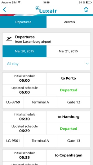 Luxair Luxembourg Airlines(圖4)-速報App