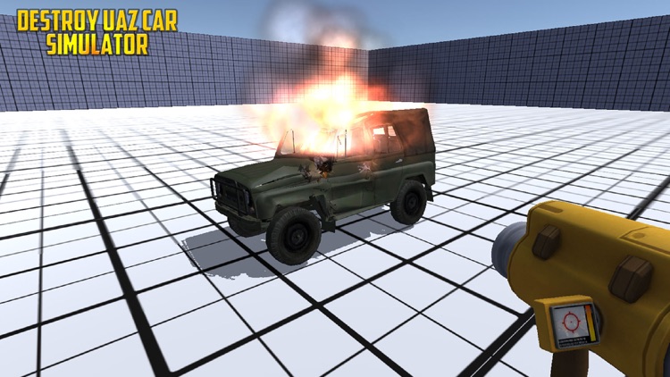 Destroy UAZ Car Simulator