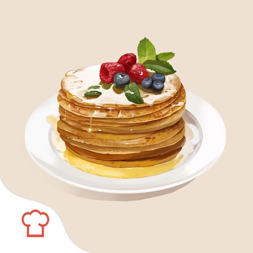 Pancake Recipes - Healthy Breakfast and Brunch Icon