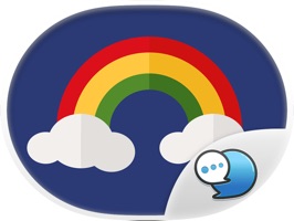 Weather report sticker set