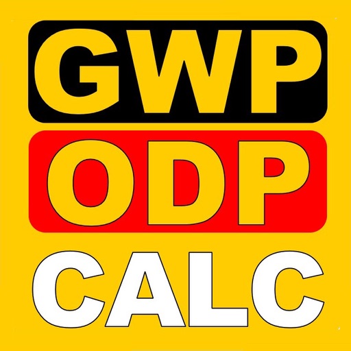GWP-ODP Calculator iOS App