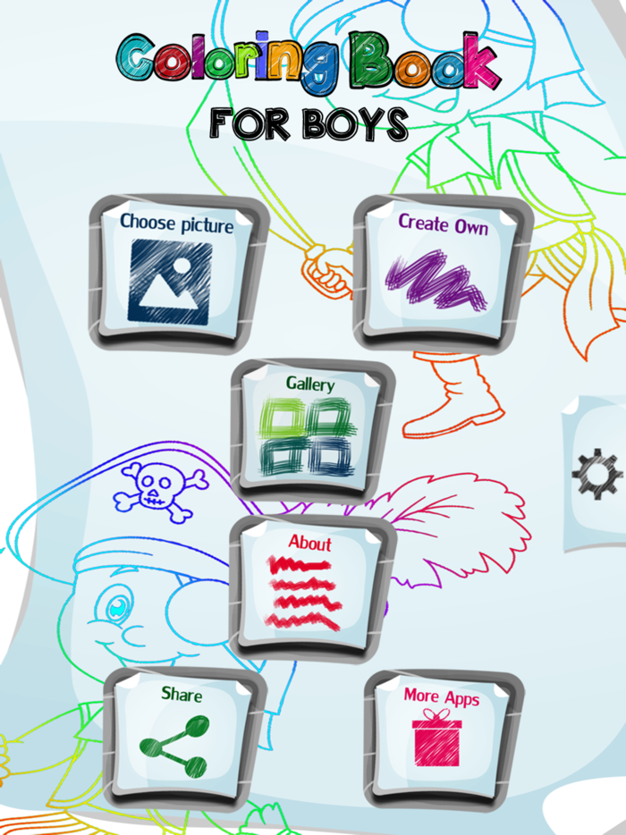 Coloring Book For Boys