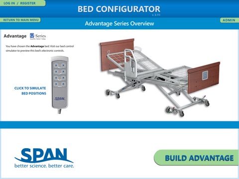 Span Medical Bed Configurator screenshot 3