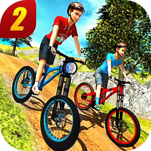 Uphill Bicycle Rider Kids - Offroad Mountain Climb Icon