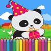Panda Cute Coloring Games for kids Second Edition