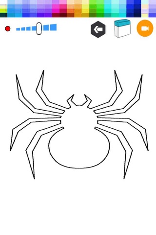 Tap Spiders Color Game For Kid screenshot 2