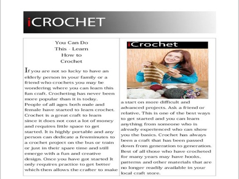 iCrochet - Learn Crochet Magazine screenshot 2
