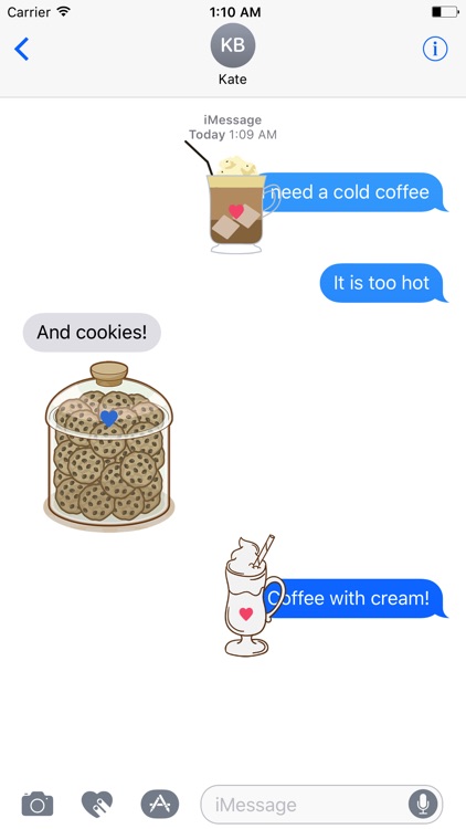 Coffee LOVe Sweets Animated Stickers