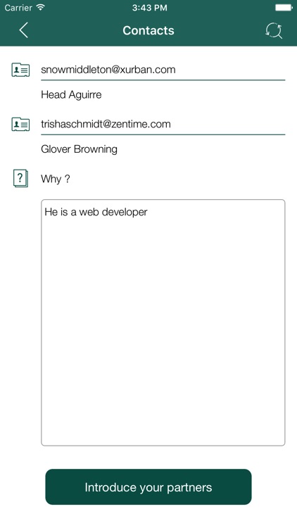 IntroApp - Introduce your partners by email screenshot-3