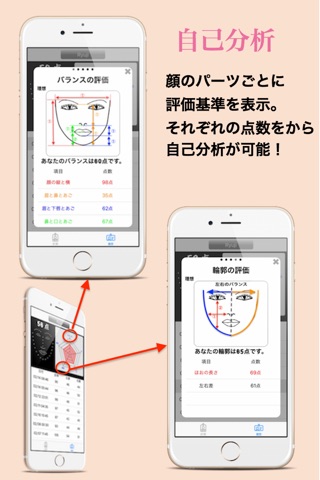 理想の顔に近づこう！顔採点アプリ FaceMaker screenshot 3