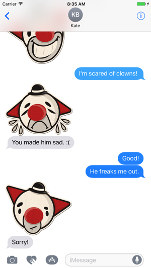 Clown Face Sticker Pack(圖4)-速報App